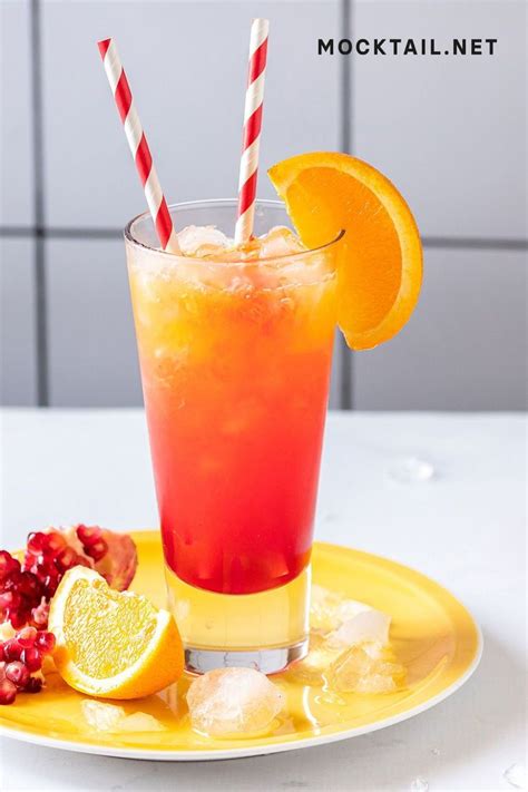 Summer Sunrise Mocktail Recipe Easy Virgin Drink With Fresh Orange Juice