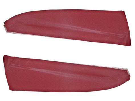 Trim Panel Set Quarter Pillar Sail Pillar Dark Red Tier Grain