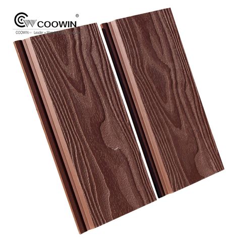 Coowin Outdoor WPC Panel 3D Decorative Wall Cladding China 3D