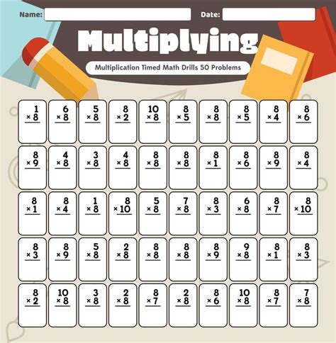 10 Best Printable Timed Math Drills Multiplication Pdf For Free At Printablee Timed Math