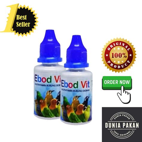 Jual Ebod Vit Multivitamin Burung Ocehan Ml Shopee Indonesia