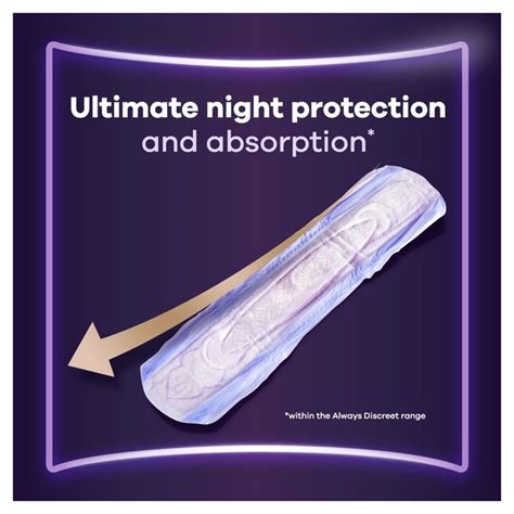 Always Discreet Incontinence Pads Ultimate Night Ocado