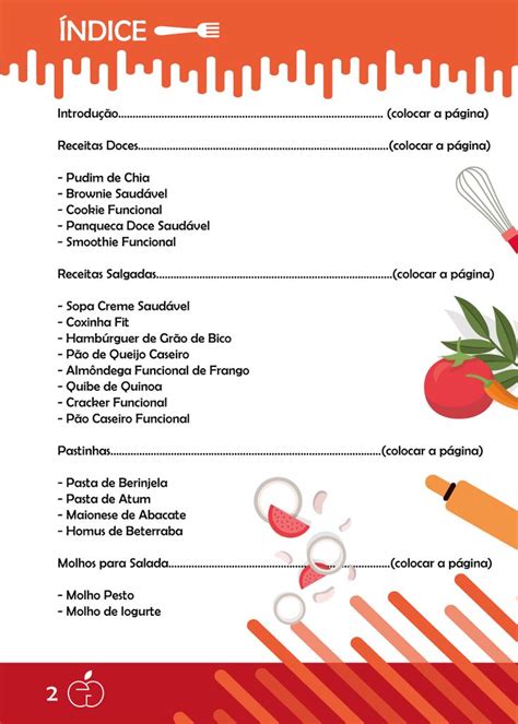 Indice Ebook Livros de receitas nutricionista Pão de queijo caseiro