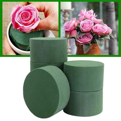 Mousse Florale Humide Bloc De Polystyr Ne Pour Fleuriste Rond Peut