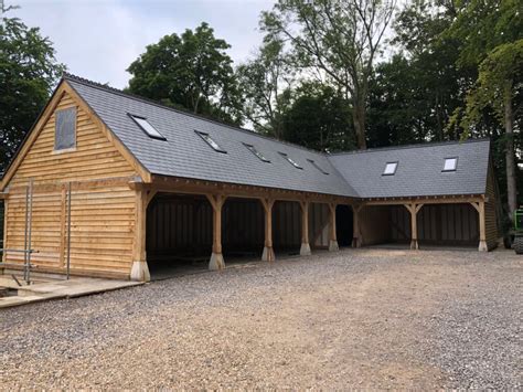 Oak Framed Garage Gloucestershire Wye Oak