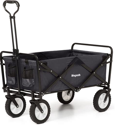 Lifegoods Chariot Pliable Enfant Chariot De Transport De Jardin