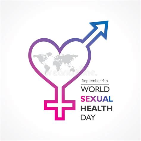 World Sexual Health Day Concept Which Is Held On September 4th Stock Vector Illustration Of