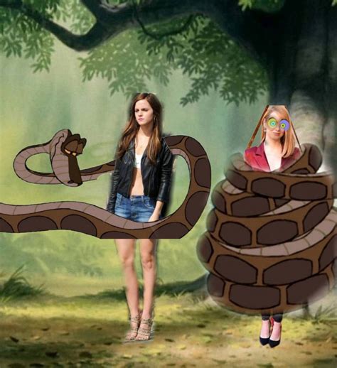 Kaa And Emma Stone And Emma Watson By Fanmovie1234 On Deviantart