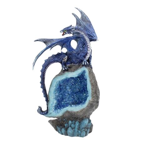 Crystal Guardian Dragon Sculpture