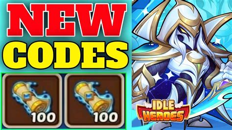 REWARD IDLE HEROES CODES 2023 IDLE HEROES REDEEM CODES CODE IDLE