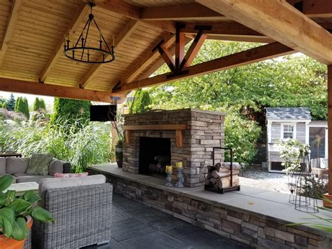 Summertime is Outdoor Fireplace Time • Seattle Outdoor Spaces