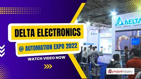 Delta Displays Future Ready Solutions At Automation Expo