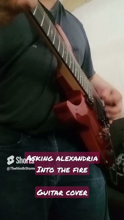 Asking Alexandria Into The Fire Riff Metal Askingalexandria Rock Guitar Shorts Youtube