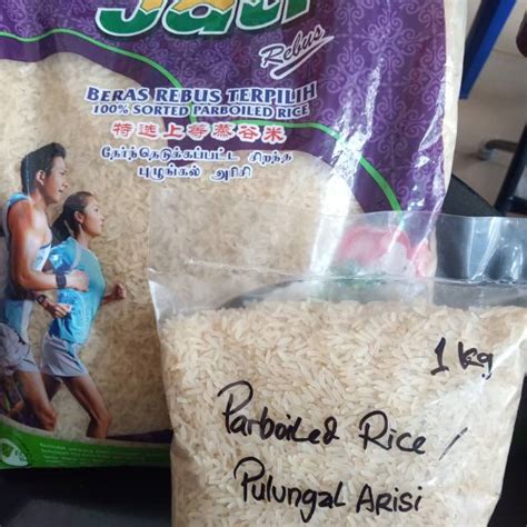 jual parboiled rice beras rebus pulungal arisi shopee indonesia
