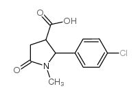 Ácido 2 4 clorofenil 1 metil 5 oxopirrolidin 3 carboxílico CAS