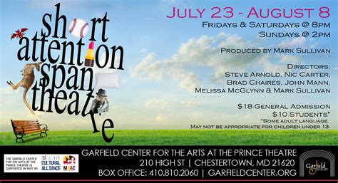 Short Attention Span Theatre – The Garfield Center for the Arts