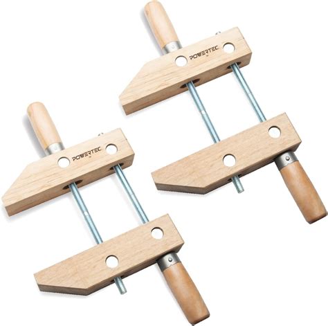 Powertec Wooden Handscrew Clamp Inch Hand Screw Clamps For