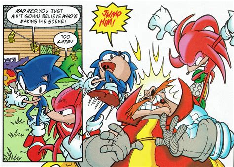 Sonic The Hedgeblog On Twitter A Panel From The Archie Friends A