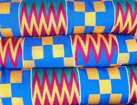 Gold Kente Colours Crystal Kente