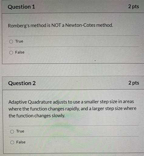 solved question   pts rombergs method    cheggcom