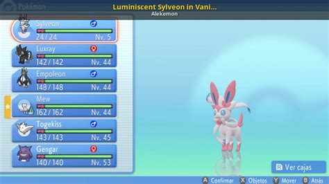 Luminiscent Sylveon In Vanilla Bdsp [pokemon Brilliant Diamond And