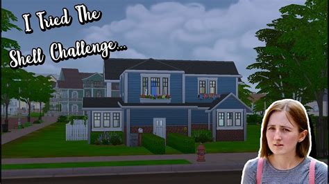 I Tried Lilsimsies Shell Challenge Sims 4 Builds ♡ Youtube