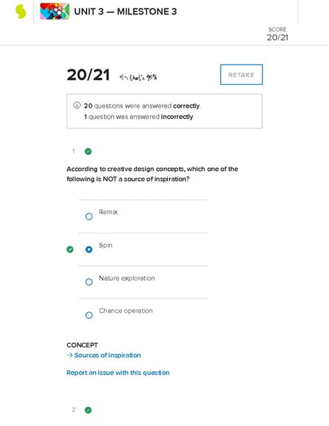 milestone  art history     retake  questions