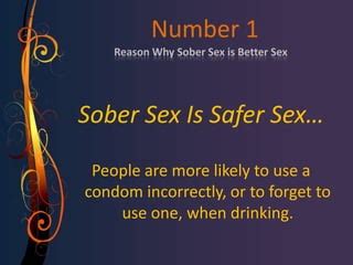 Sex And Alcohol PPTX