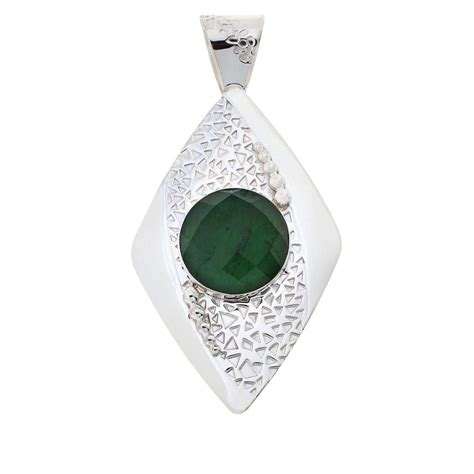 Jay King Sterling Silver Iceberg Green Labradorite Pendant Hsn