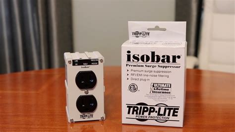 Tripp Lite Isobar 2 Outlet Surge Protector Isoblok2 0 Review Youtube