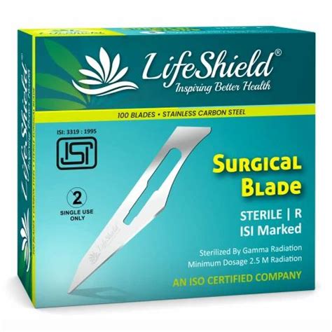 LifeShield Surgical Blade No 11 Disposable Scalpel Carbon Steel Sharp