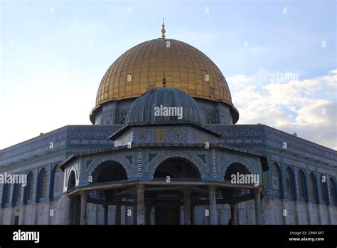 Dome Of The Rock Golden Dome From Masjid Al Aqsa QUDS Stock Photo Alamy