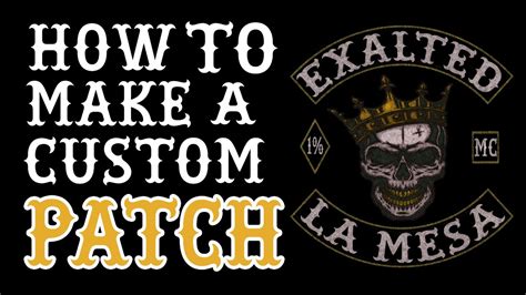 How To Make A Custom Patch For Your Mc In Fivem Youtube