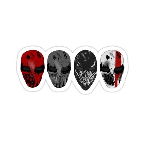 Devils Night Masks Sticker For Sale By Leahboston Night Mask Night