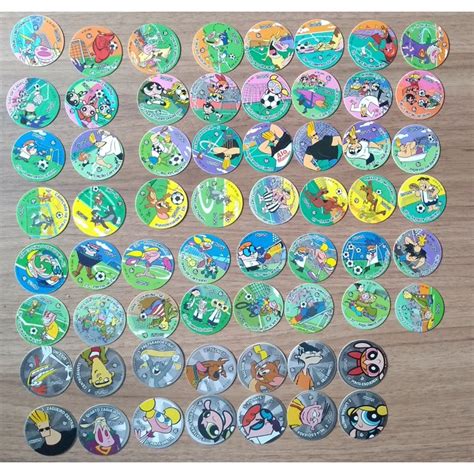 Tazos Copa Toon Cartoon Network Cole O Completa Shopee Brasil