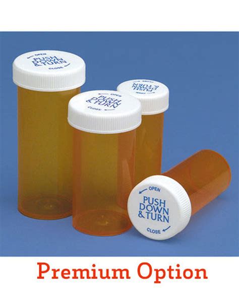 Pharmacy-Lite Plastic Vials with Caps | Total Pharmacy