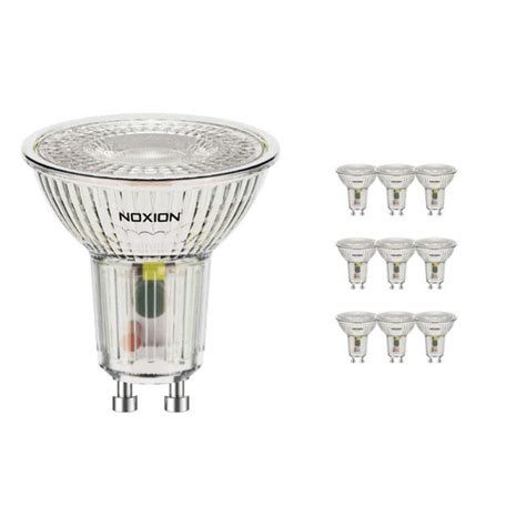 Lot 10x Noxion Spot Led Gu10 Par16 3 7w 270lm 36d 840 Blanc Froid