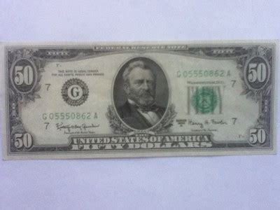 1963 Fifty Dollar Bill Uncirculated | #459730988