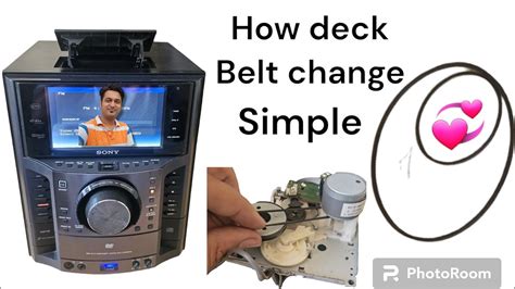 How Deck Belt Change Cassette Player Belt Replacement YouTube