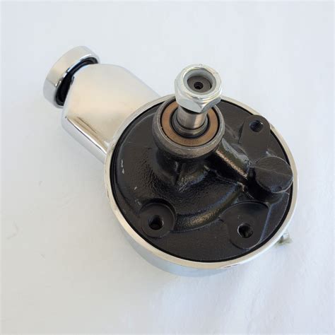 Small Big Block Chevy Chrome Saginaw Power Steering Pump Sbc Bbc 350