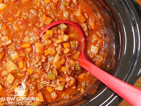 Slow Cooker Hamburger Soup - Slow Cooking Perfected