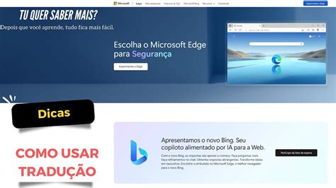 Microsoft Edge Como Usar A Tradu O Youtube