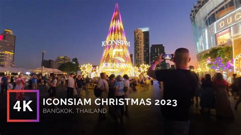 Christmas At ICONSIAM Virtual Walking Tour Bangkok Thailand YouTube