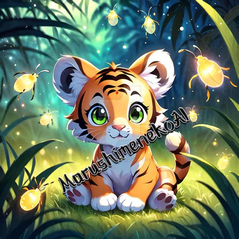 Cute Baby Tiger by MarushimenekoAI on DeviantArt