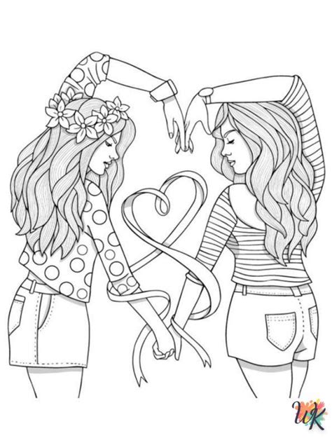 Coloriage Bff Best Friends Forever Téléchargement Gratuit