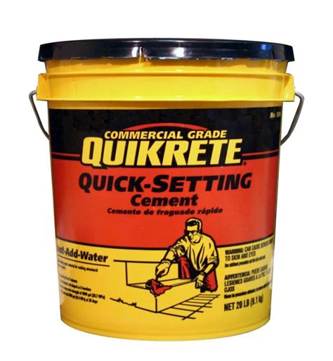 Quikrete 124020 Quick Setting Cement 20lb At Sutherlands