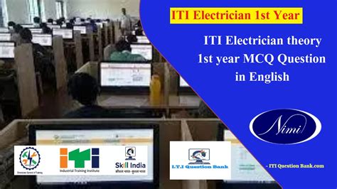 ITI CBT Question Paper 2024 Electrician 1st Year