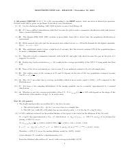 Exam2 641Fall2014 Sol SOLUTIONS STAT 641 EXAM II November 19 2014