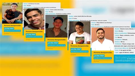 Las Incógnitas En La Desaparición De Los 5 Jóvenes En Lagos De Moreno Jalisco