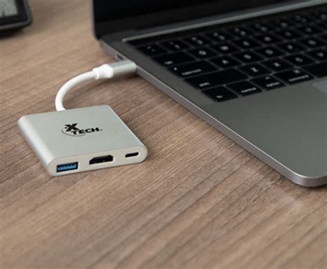 Adaptador Multipuerto USB Tipo C 3 En 1 XTECH Tettsa Tienda